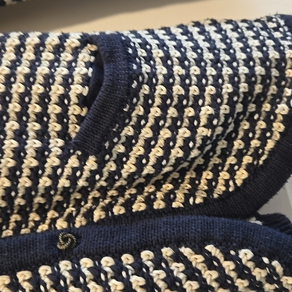 Tommy Hilfiger Black and Cream Cardigan - Picture 11 of 12